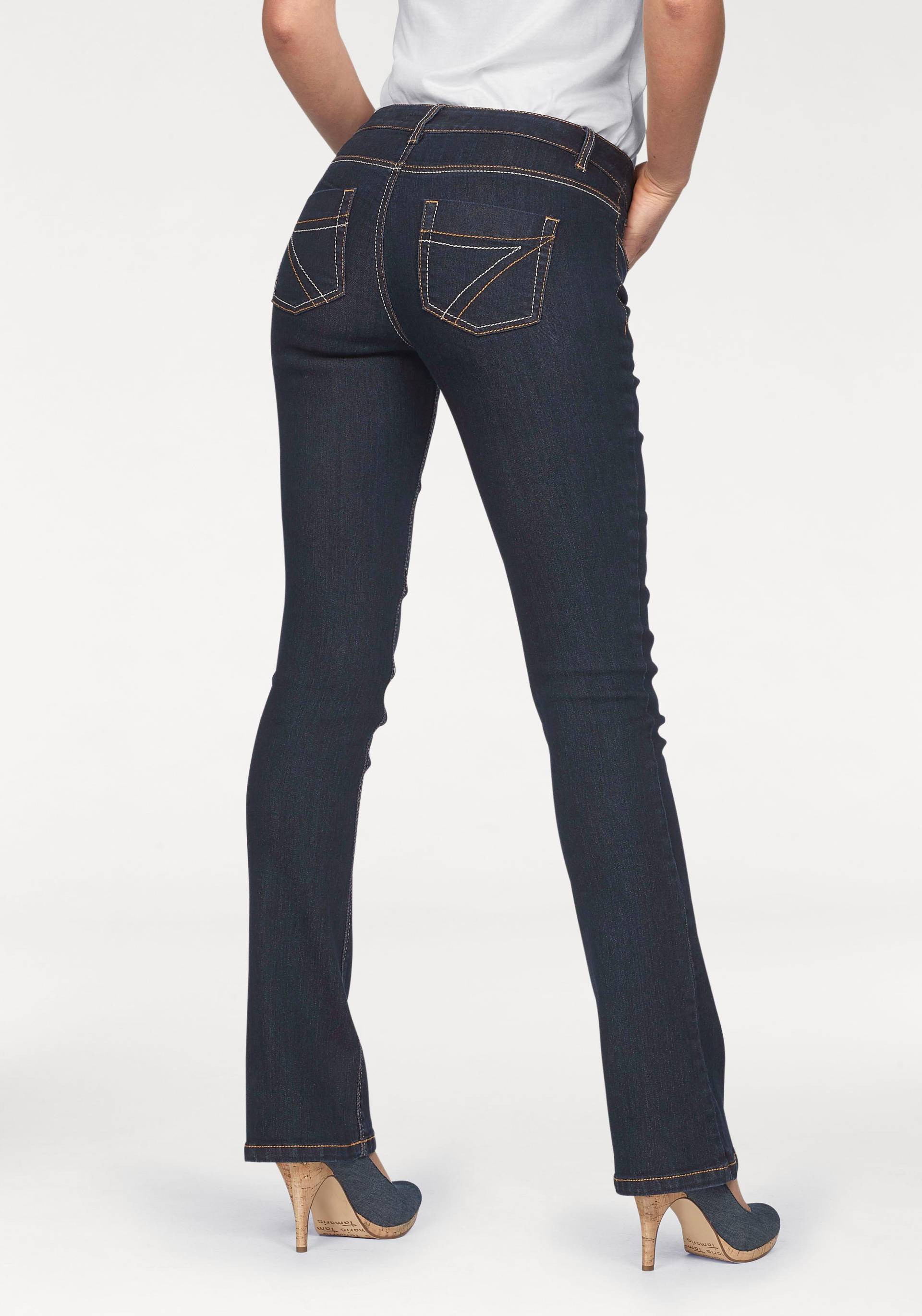 Arizona Bootcut-Jeans »mit Kontrastnähten« von Arizona