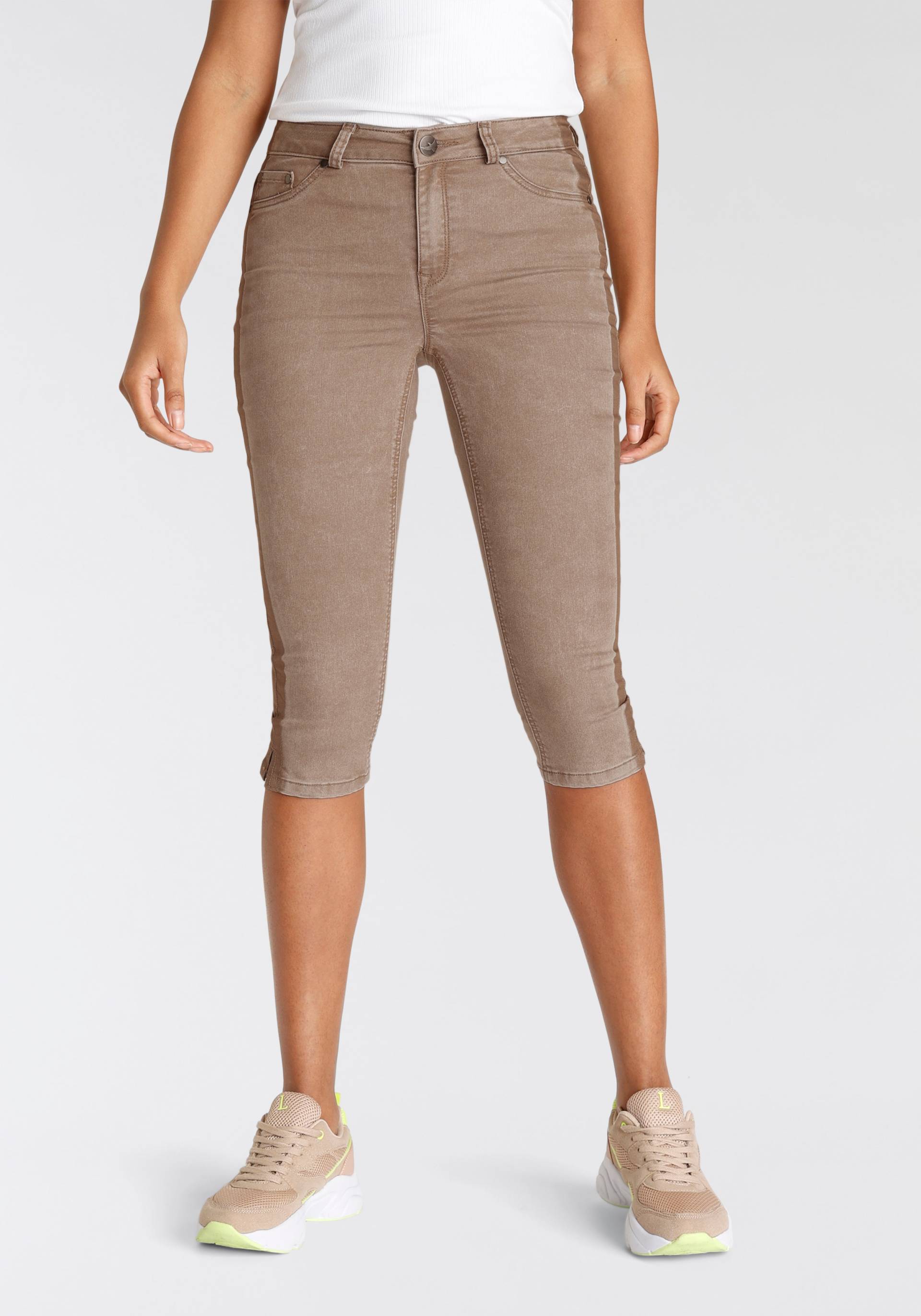 Arizona Caprijeans »Ultra Stretch«, High Waist mit seitlichem Streifen von Arizona