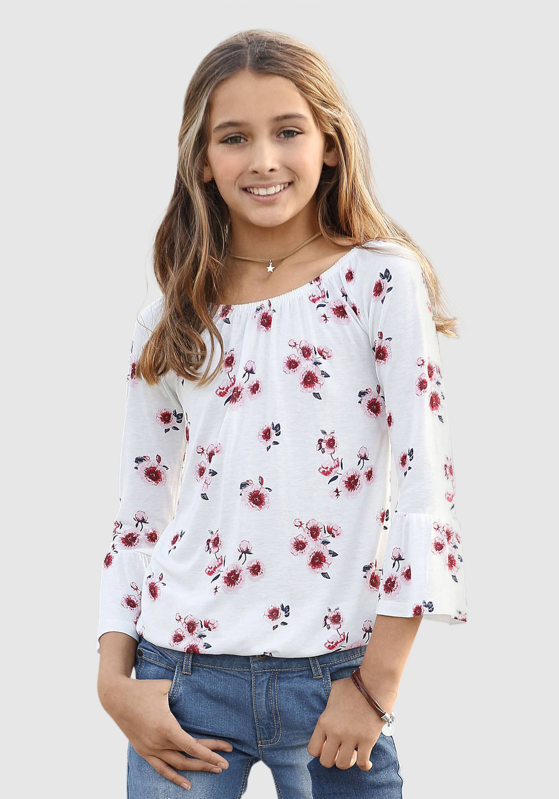 KIDSWORLD Carmenshirt »Viskose-Shirt« von KIDSWORLD