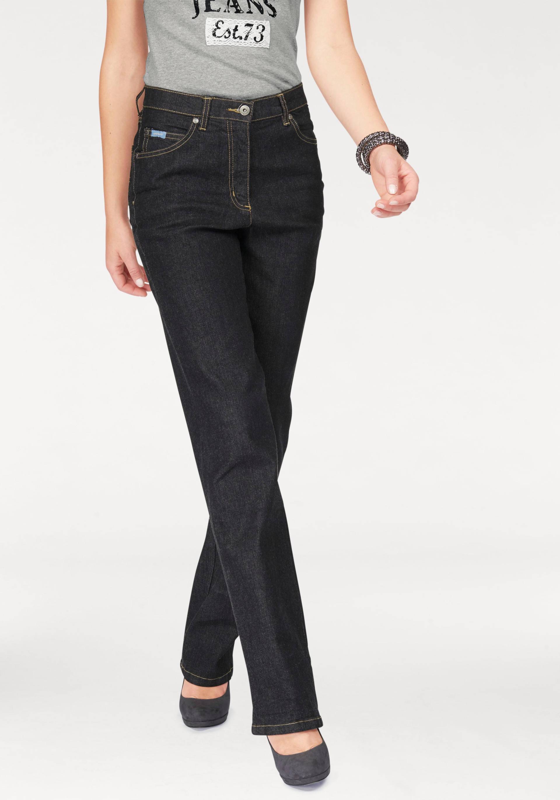 Arizona Gerade Jeans »Annett«, bequeme Passform, 5-Pocket-Style, hohe Taille Arizona Gerade Jeans »Annett«, bequeme Passform, 5-Pocket-Style, hohe Taille von Arizona