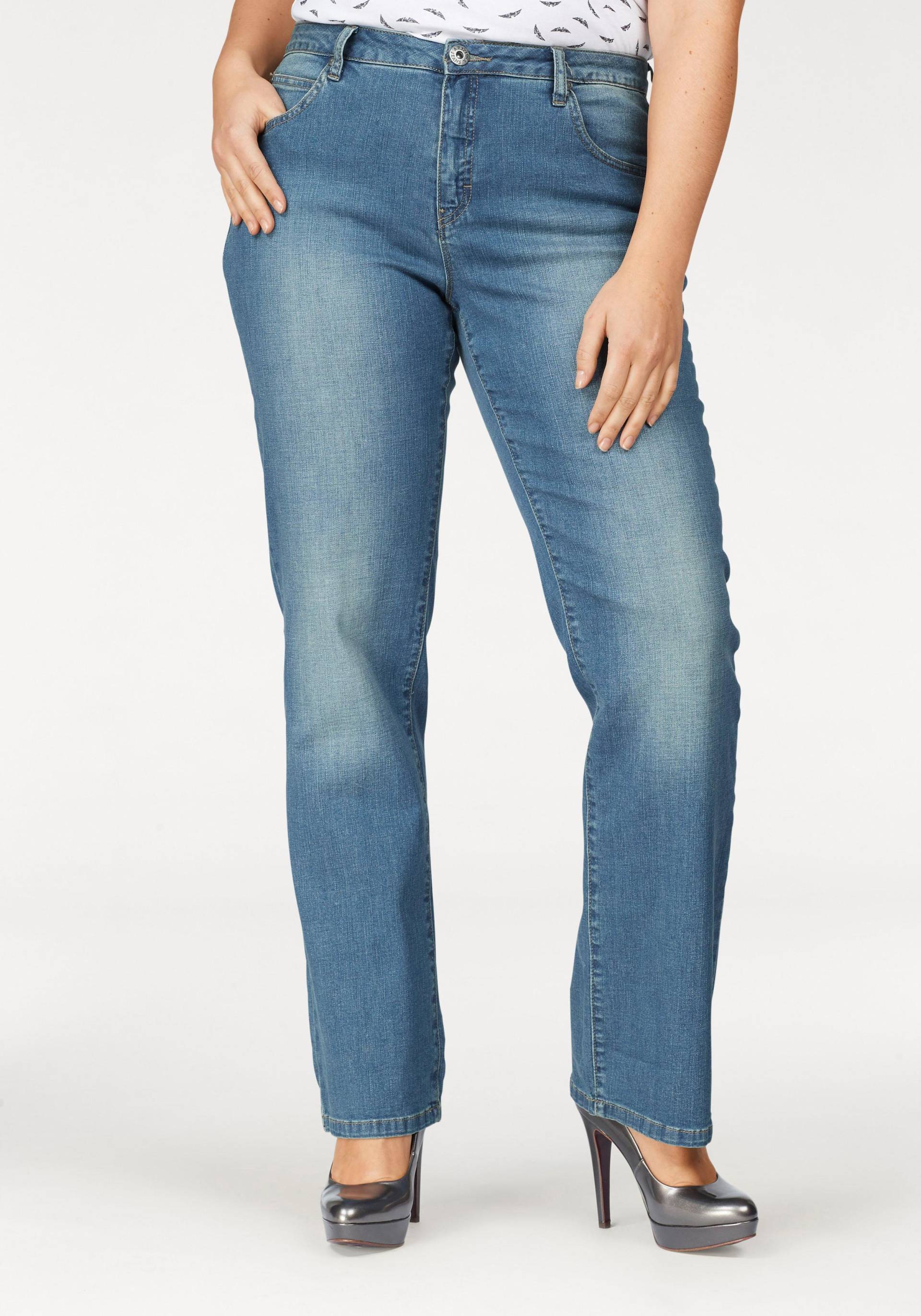 Arizona Gerade Jeans »Curve-Collection«, hohe Leibhöhe, rinsed Waschung, cleaner Look Arizona Gerade Jeans »Curve-Collection«, hohe Leibhöhe, rinsed Waschung, cleaner Look von Arizona
