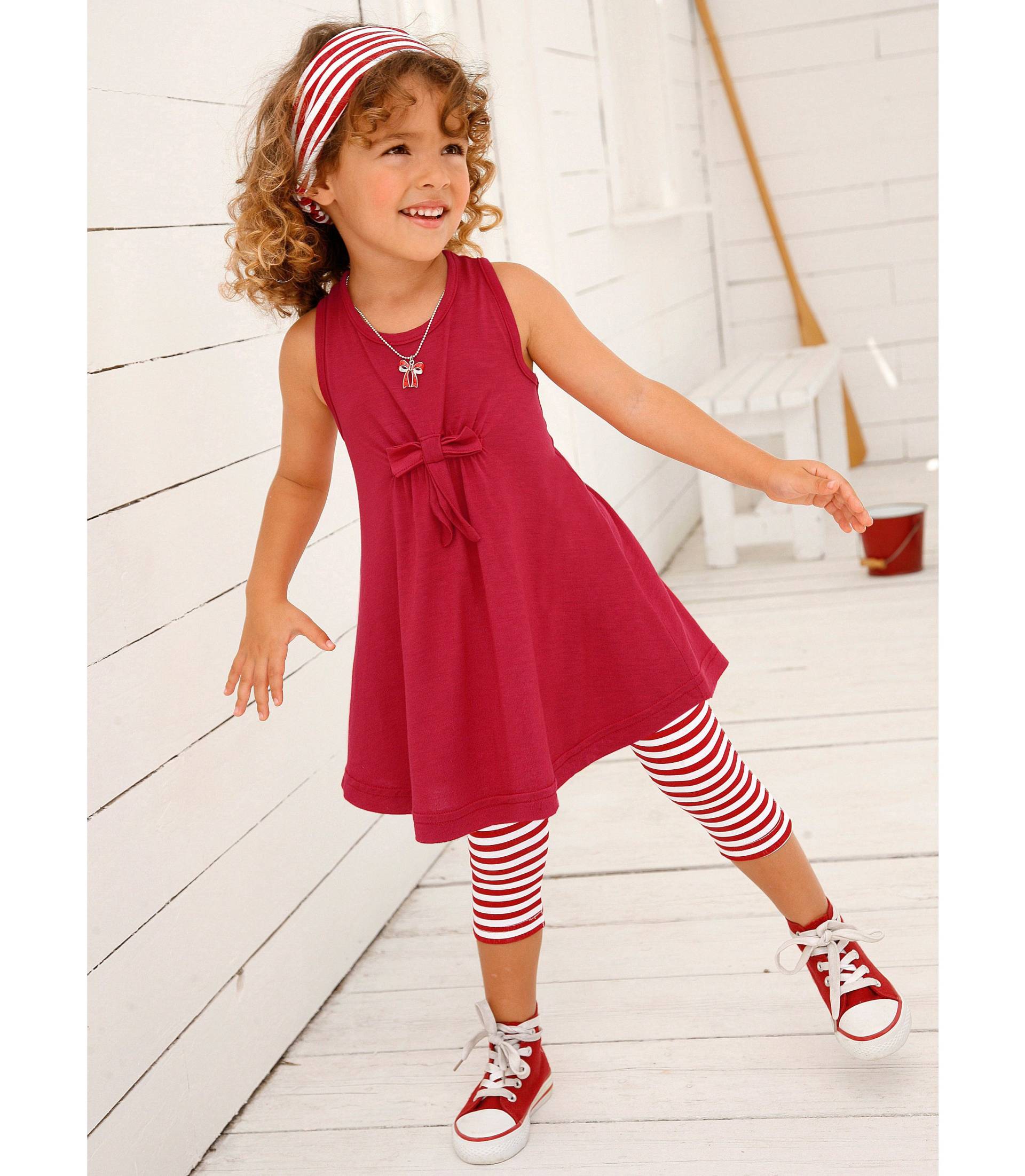 KIDSWORLD Kleid, Leggings & Haarband »3tlg. Set:«, (Set, 3 tlg.) von KIDSWORLD