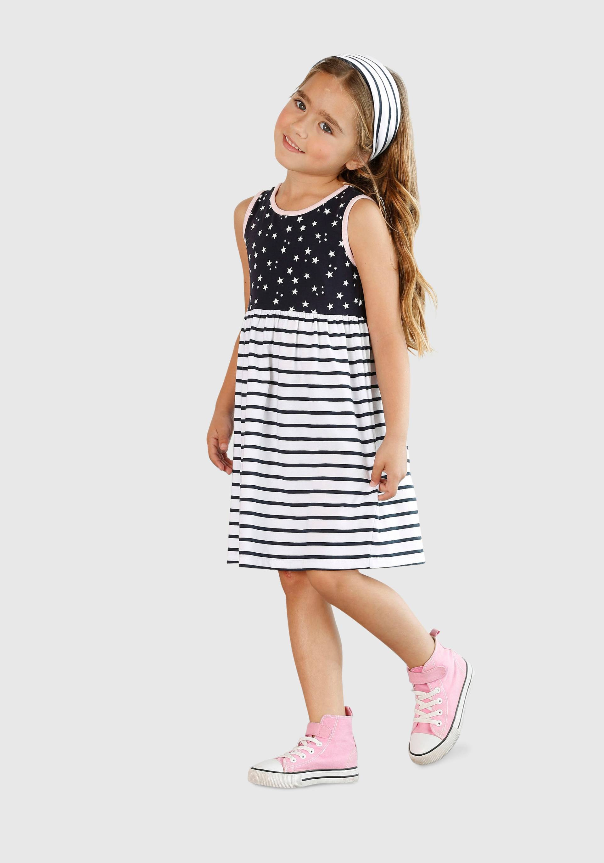 KIDSWORLD Shirtkleid »für kleine Mädchen«, (Set, 2 tlg.) von KIDSWORLD