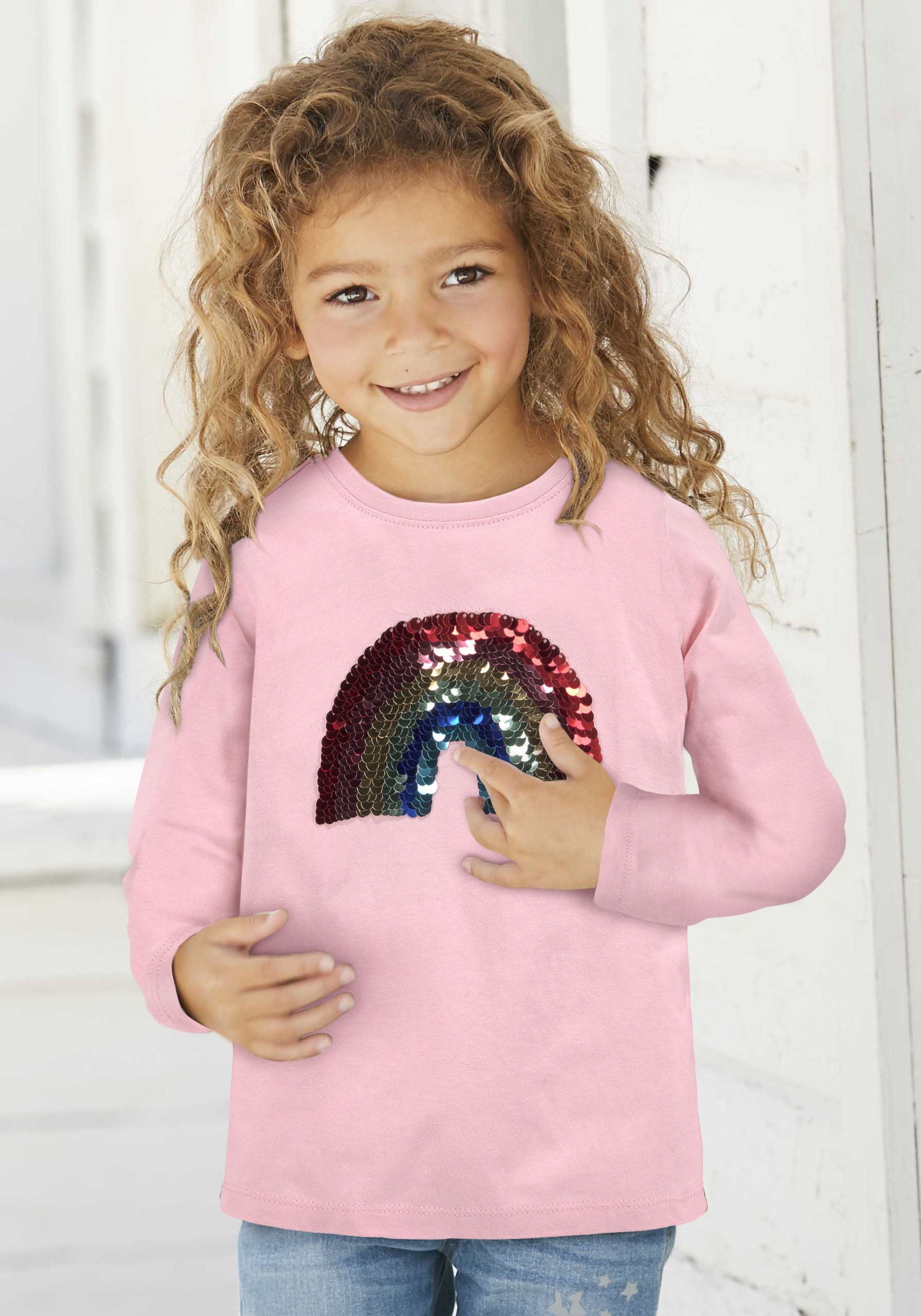 KIDSWORLD Langarmshirt »Regenbogen« von KIDSWORLD