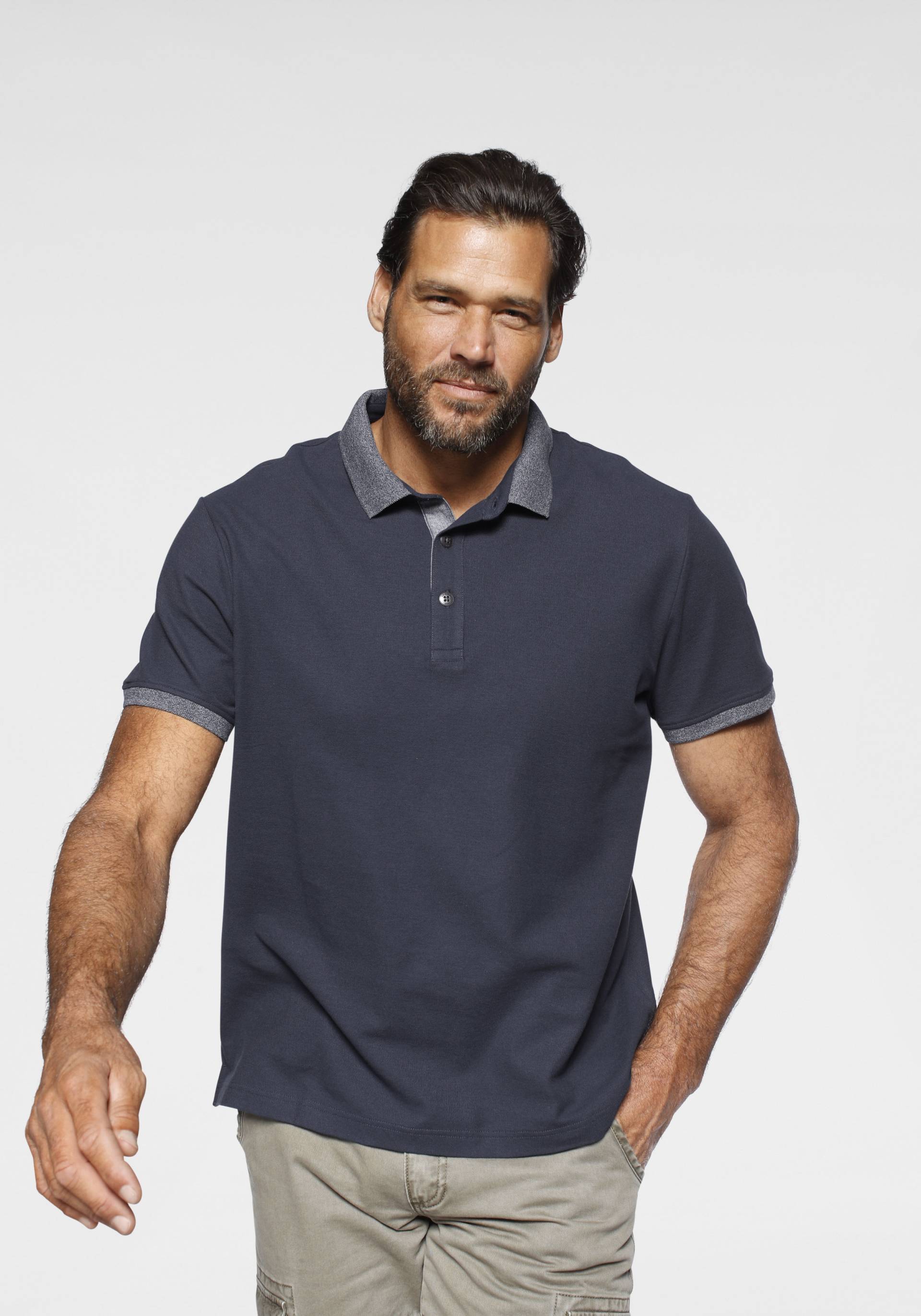 Arizona Poloshirt, Kurzarm, mit Rippbündchen, Polokragen, aus Piqué-Stoff Arizona Poloshirt, Kurzarm, mit Rippbündchen, Polokragen, aus Piqué-Stoff von Arizona