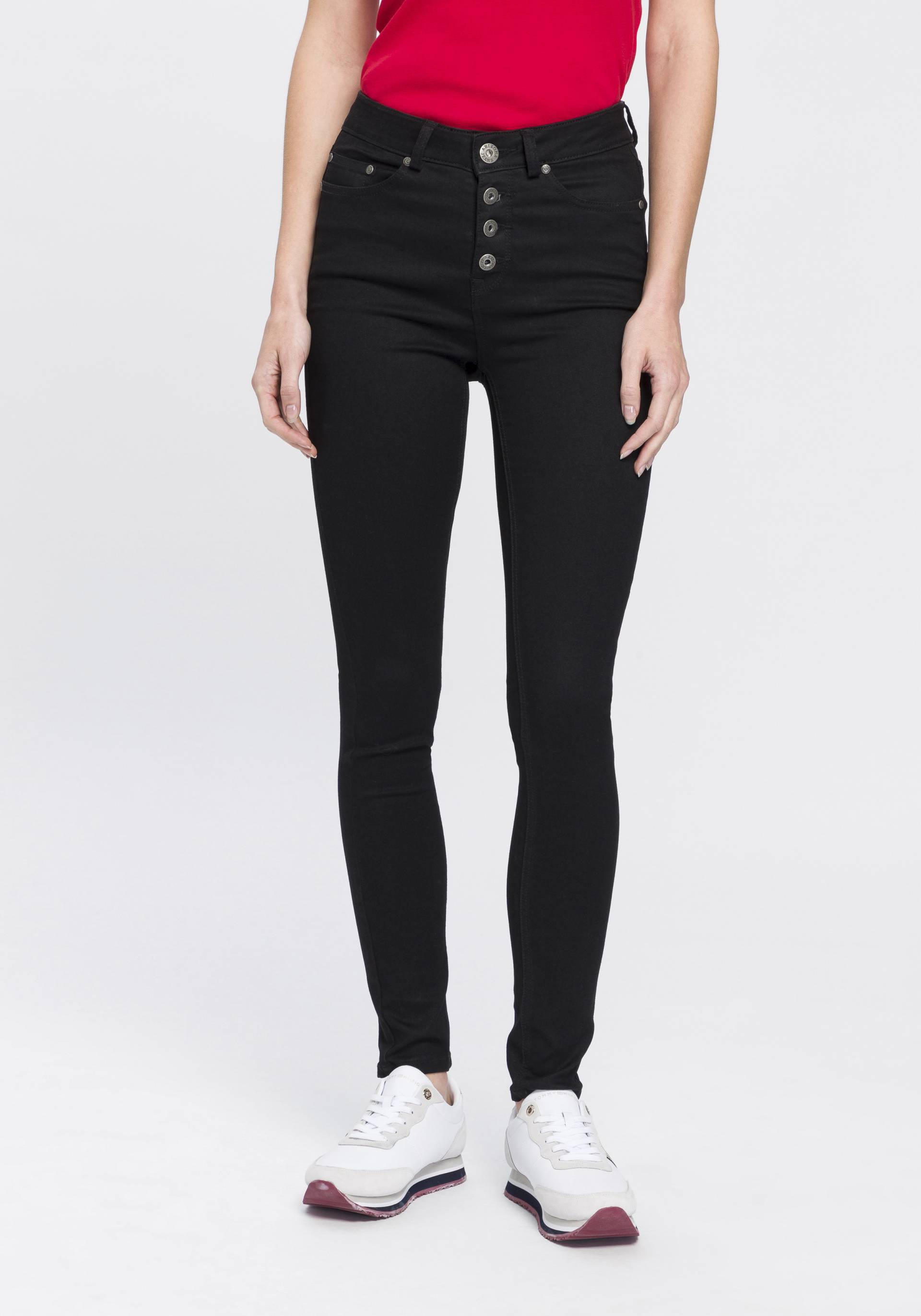 Arizona Skinny-fit-Jeans »Ultra Stretch«, extra-enger Beinschnitt, hohe Leibhöhe, knöchellang Arizona Skinny-fit-Jeans »Ultra Stretch«, extra-enger Beinschnitt, hohe Leibhöhe, knöchellang von Arizona