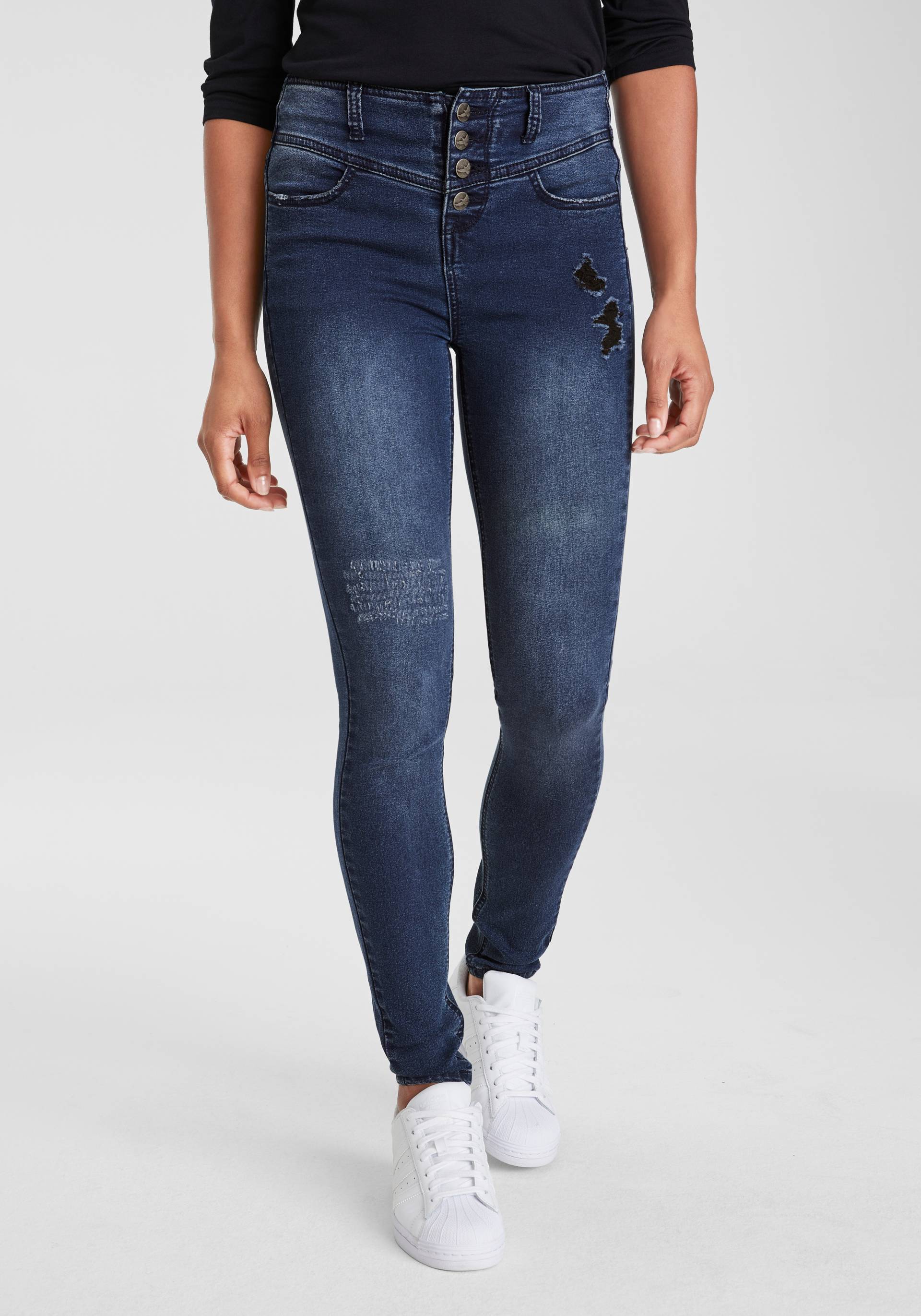 Arizona Skinny-fit-Jeans »Ultra Stretch«, High Waist von Arizona