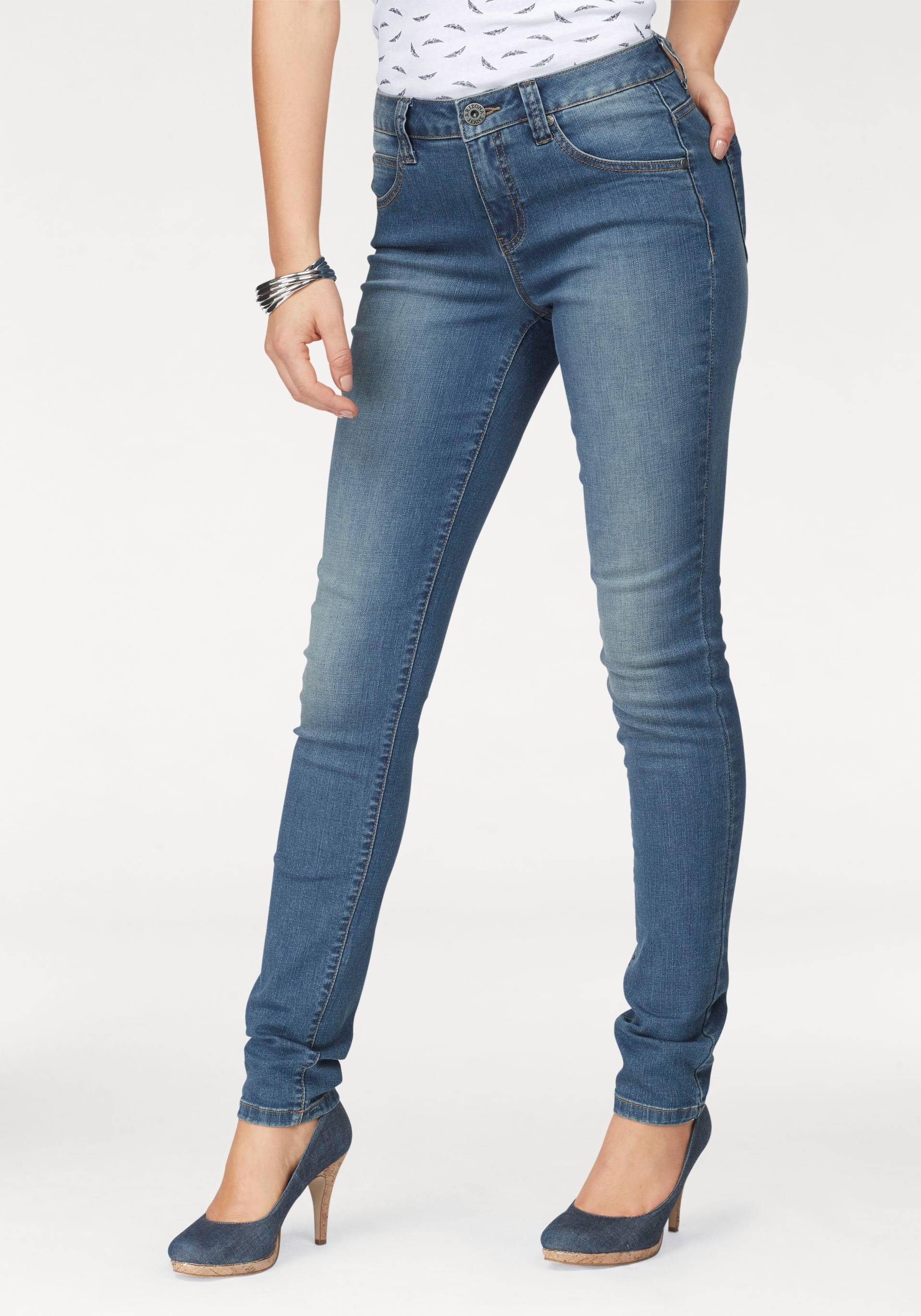 Arizona Slim-fit-Jeans »Curve-Collection«, High Waist von Arizona