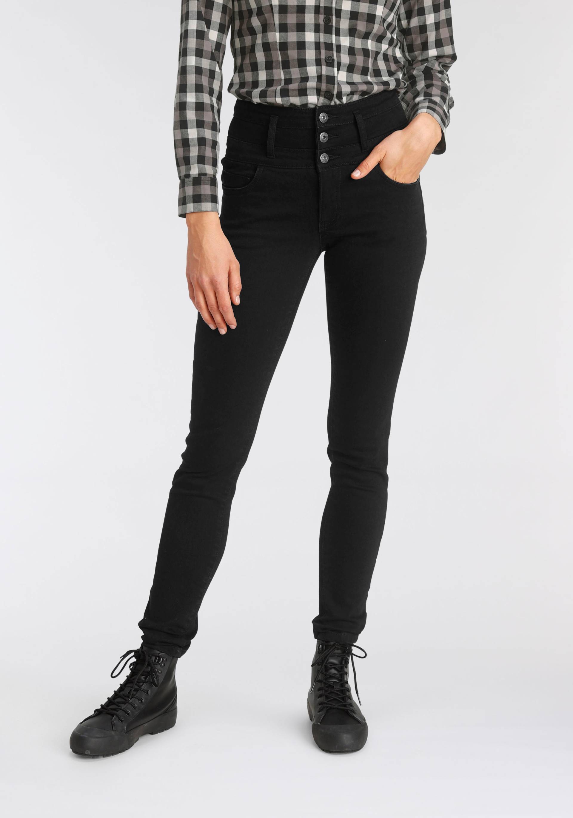 Arizona Slim-fit-Jeans »mit extra breitem Bund« von Arizona