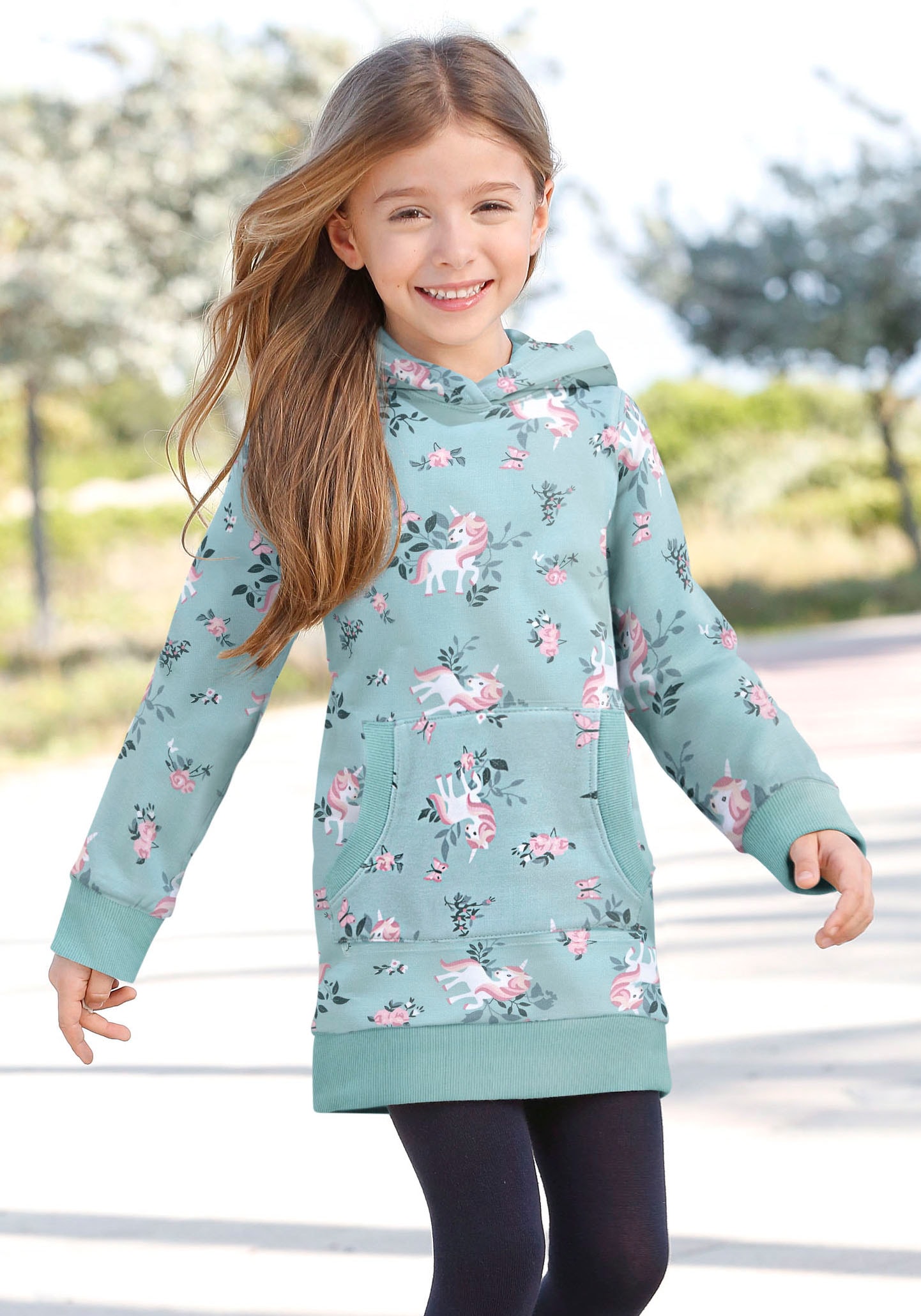 KIDSWORLD Sweatkleid »Einhorn« von KIDSWORLD