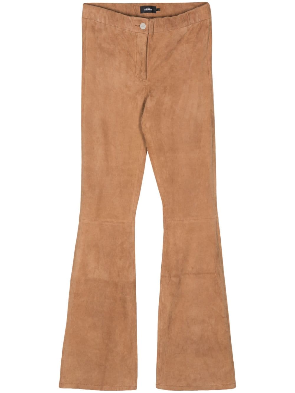 Arma Doizzy suede flared trousers - Brown von Arma