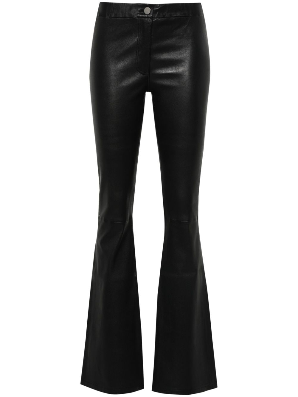 Arma high-waist leather trousers - Black von Arma