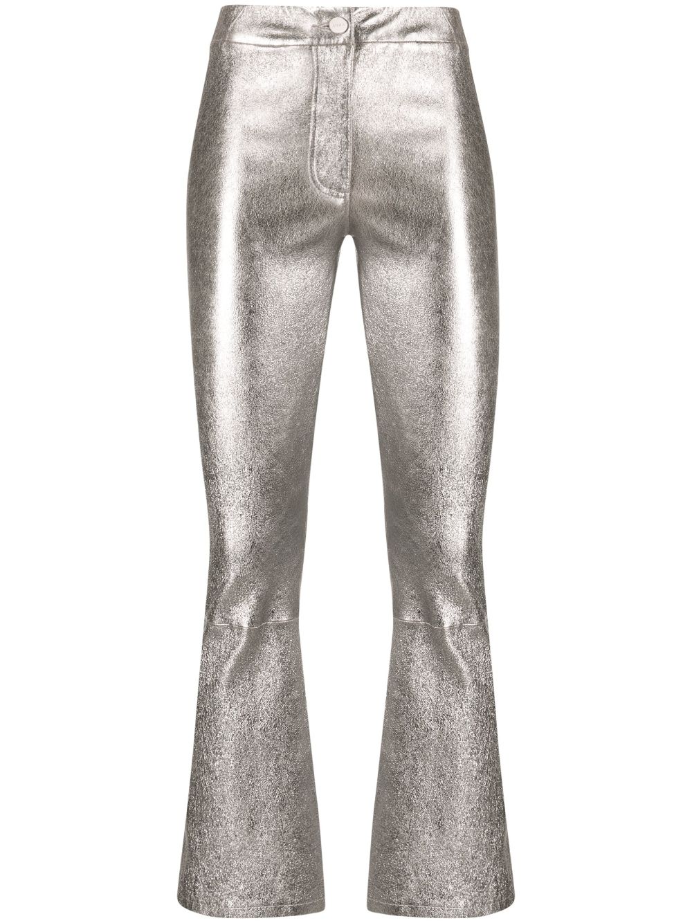 Arma metallic cropped trousers - Grey von Arma