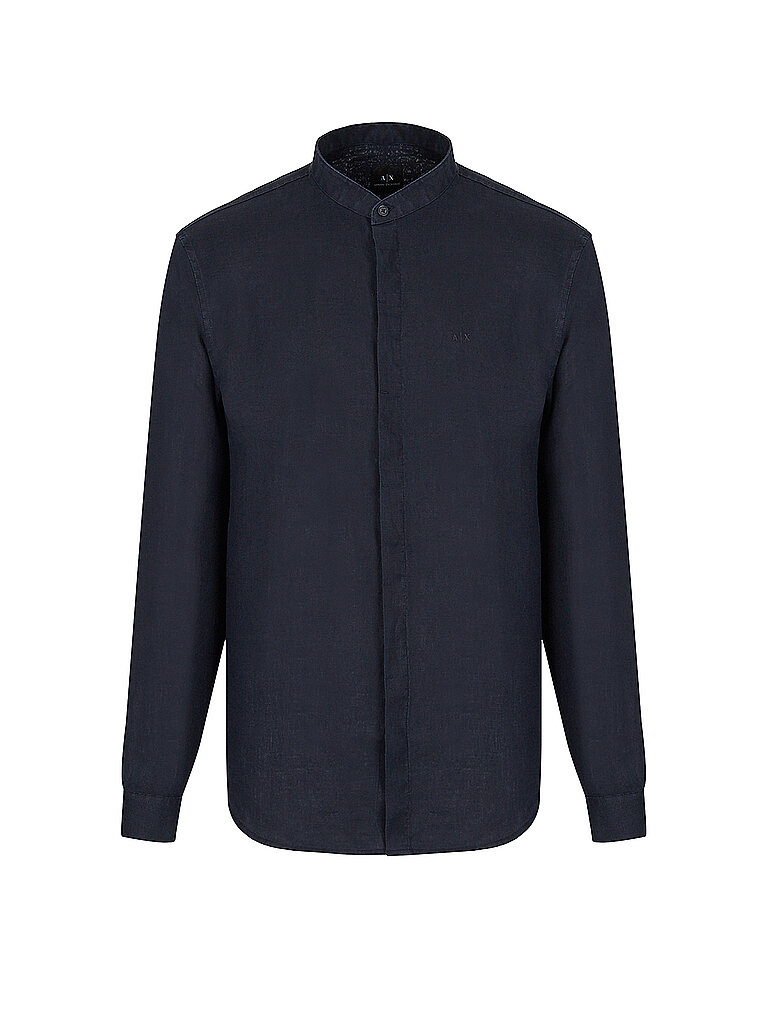 ARMANI EXCHANGE Leinenhemd Regular Fit  blau | L von Armani Exchange