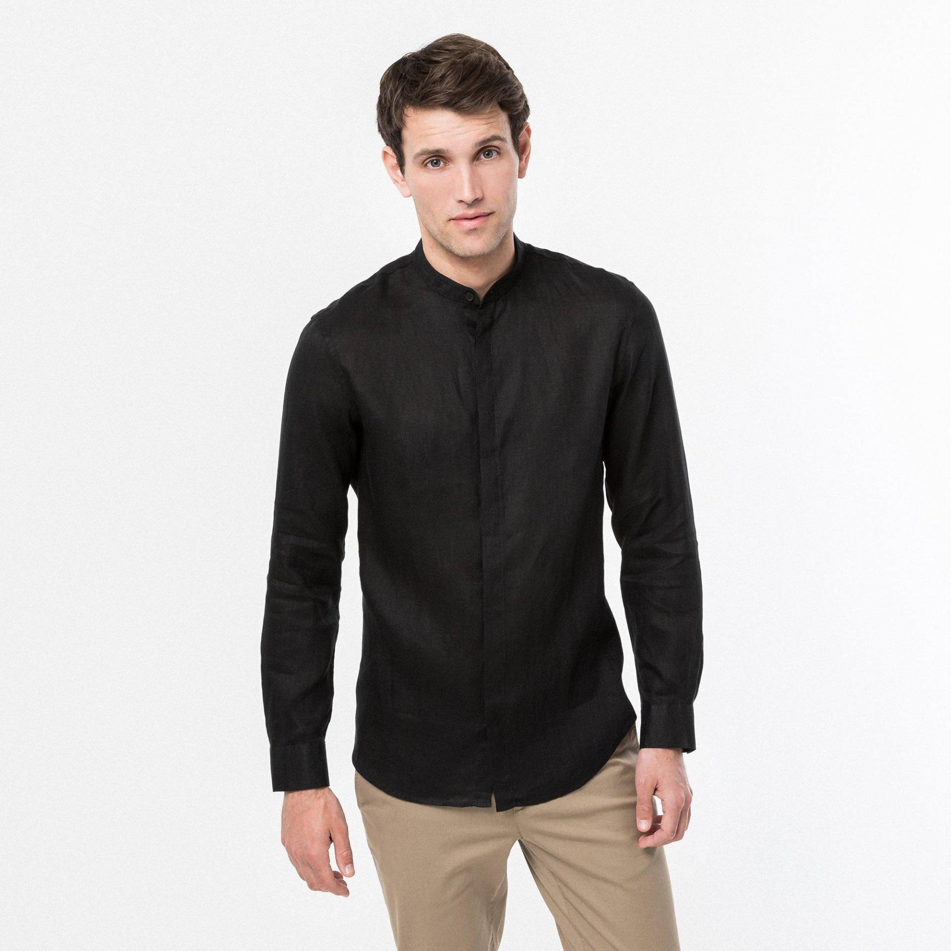 Leinenhemd, Langarm Herren Black M von Armani Exchange