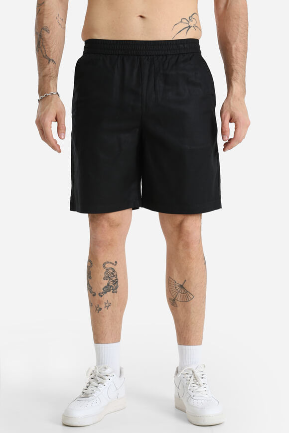 Armani Exchange Leinenshorts | Black | Herren  | 33 von Armani Exchange