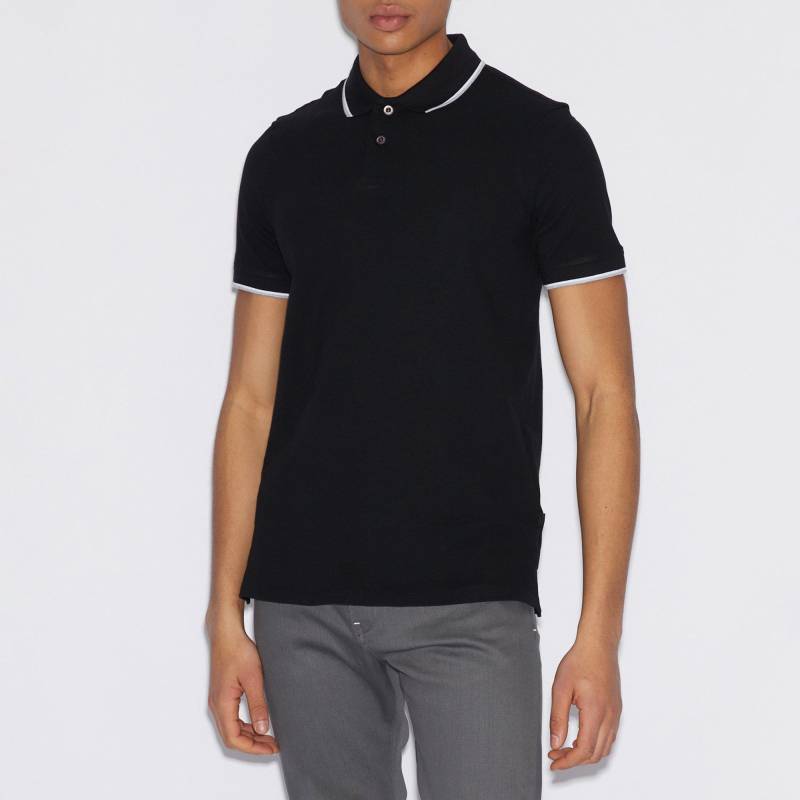 Poloshirt, Modern Fit, Kurzarm Herren Black XL von Armani Exchange
