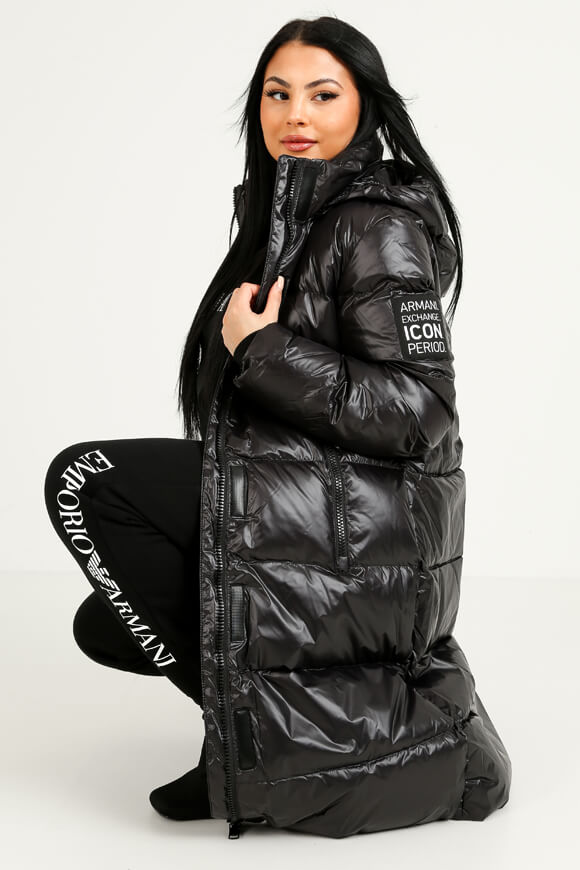 Armani Exchange Puffer Daunenmantel | Black | Damen  | S von Armani Exchange