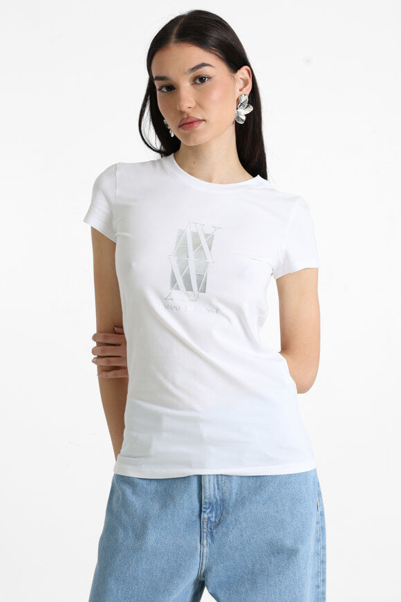 Armani Exchange T-Shirt | Optic White | Damen | XS Armani Exchange T-Shirt | Optic White | Damen | XS von Armani Exchange