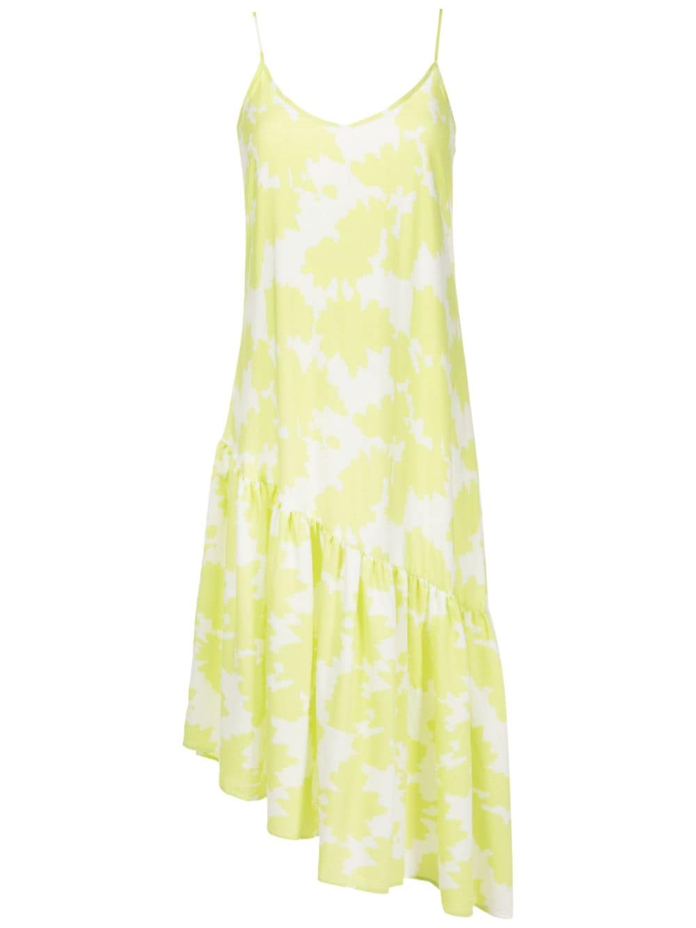 Armani Exchange abstract-print asymmetric dress - Green von Armani Exchange