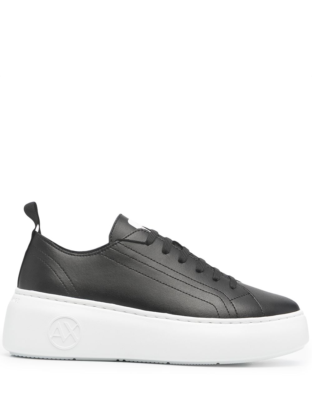 Armani Exchange chunky lace-up sneakers - Black von Armani Exchange