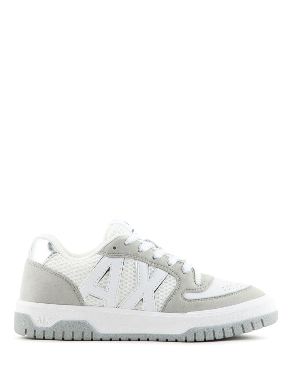 Armani Exchange logo-appliqué sneakers - White von Armani Exchange