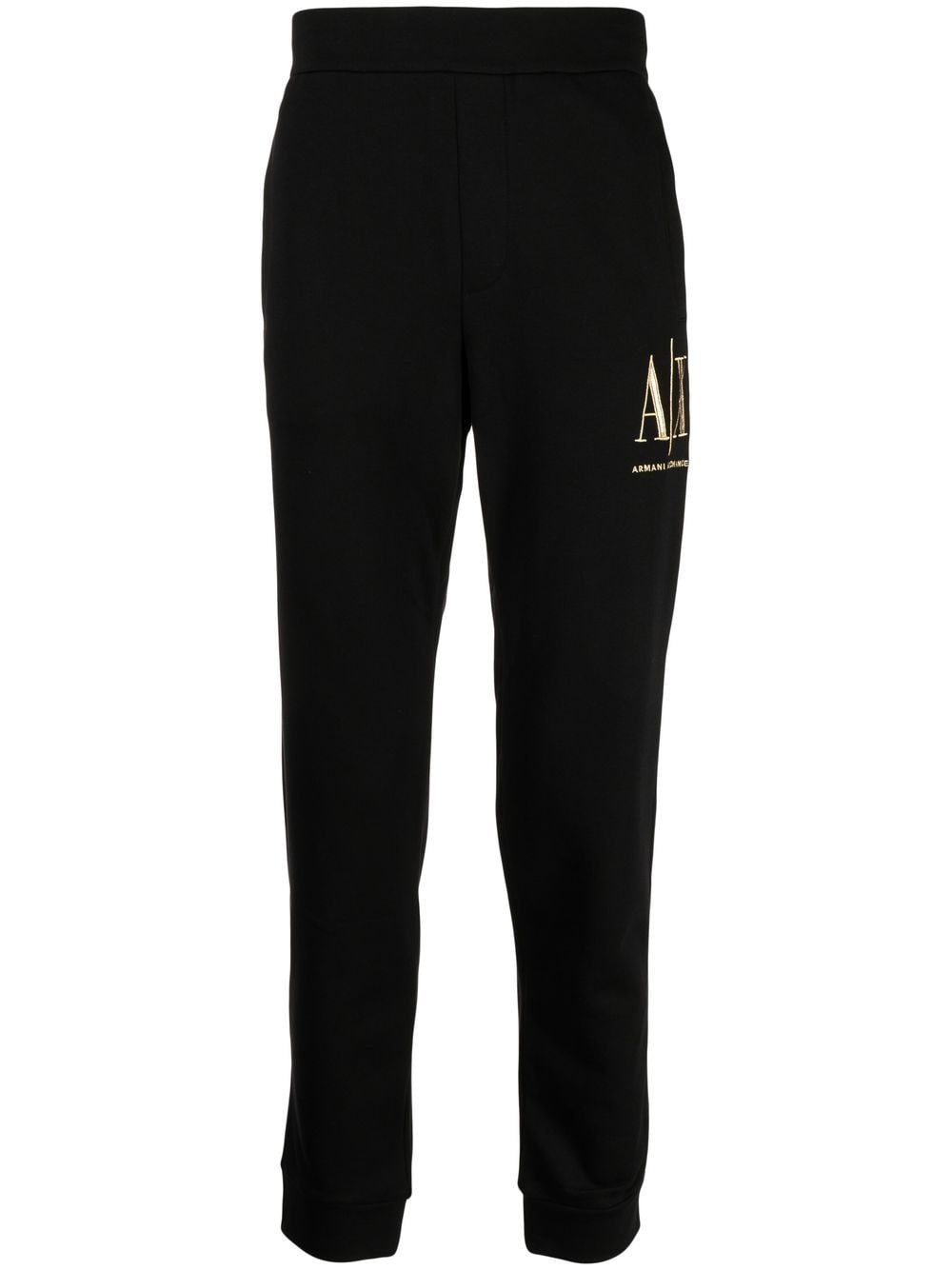 Armani Exchange logo-embroidered track pants - Black von Armani Exchange