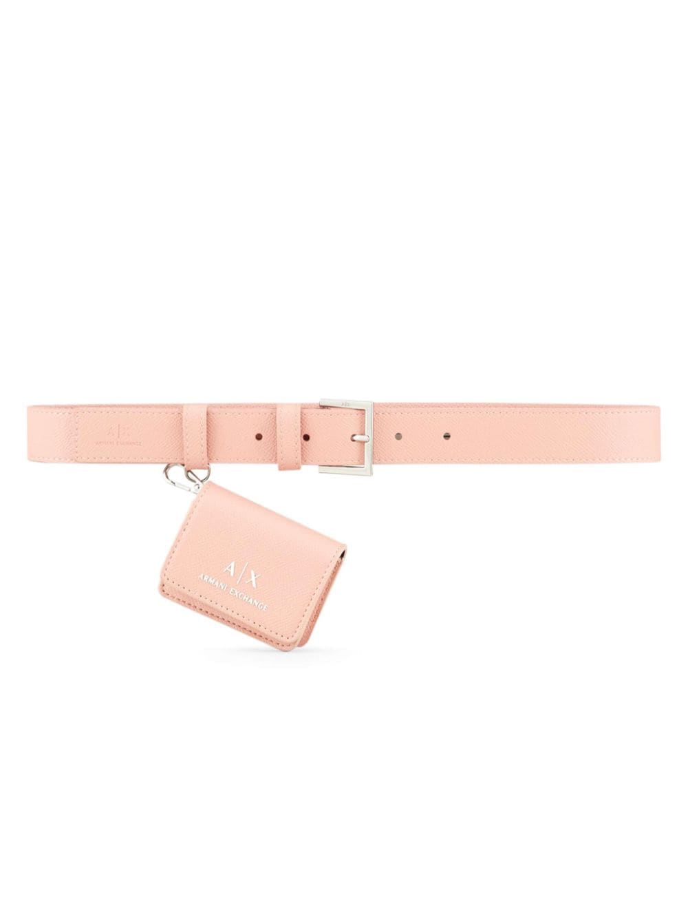 Armani Exchange logo-lettering AirPods-case belt - Pink von Armani Exchange