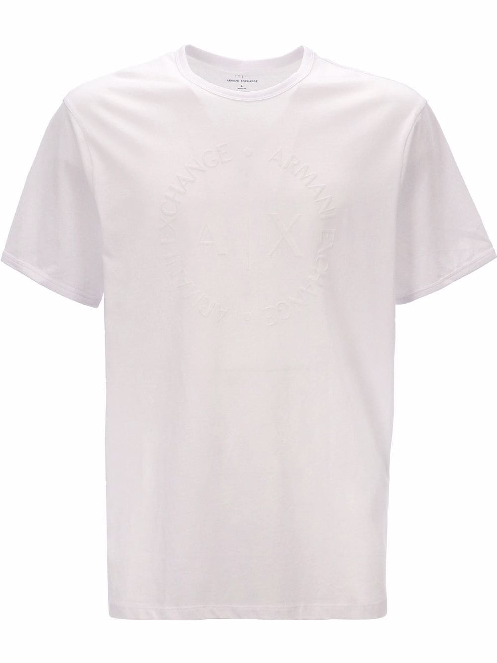 Armani Exchange logo-print cotton T-Shirt - White von Armani Exchange