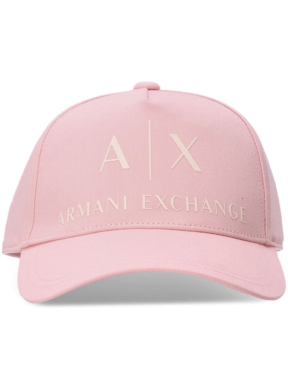 Armani Exchange logo-print cotton baseball cap - Pink von Armani Exchange