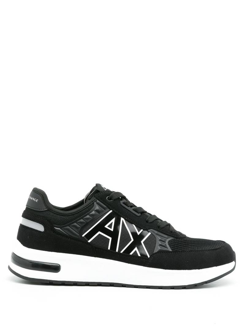 Armani Exchange logo-print low-top sneakers - Black von Armani Exchange