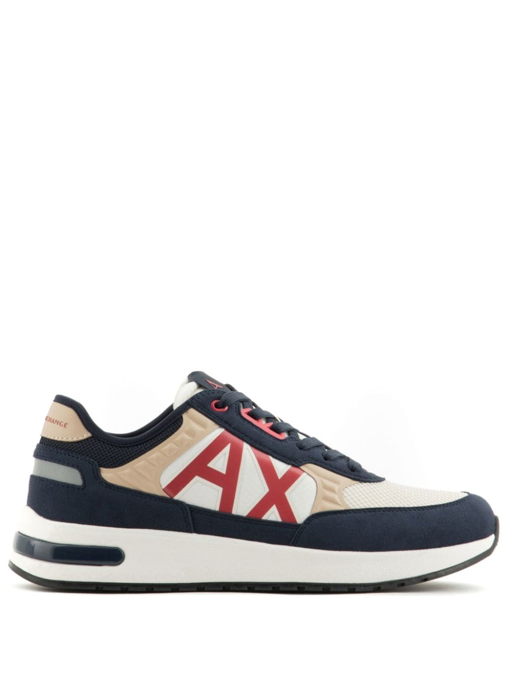 Armani Exchange logo-print low-top sneakers - Blue von Armani Exchange