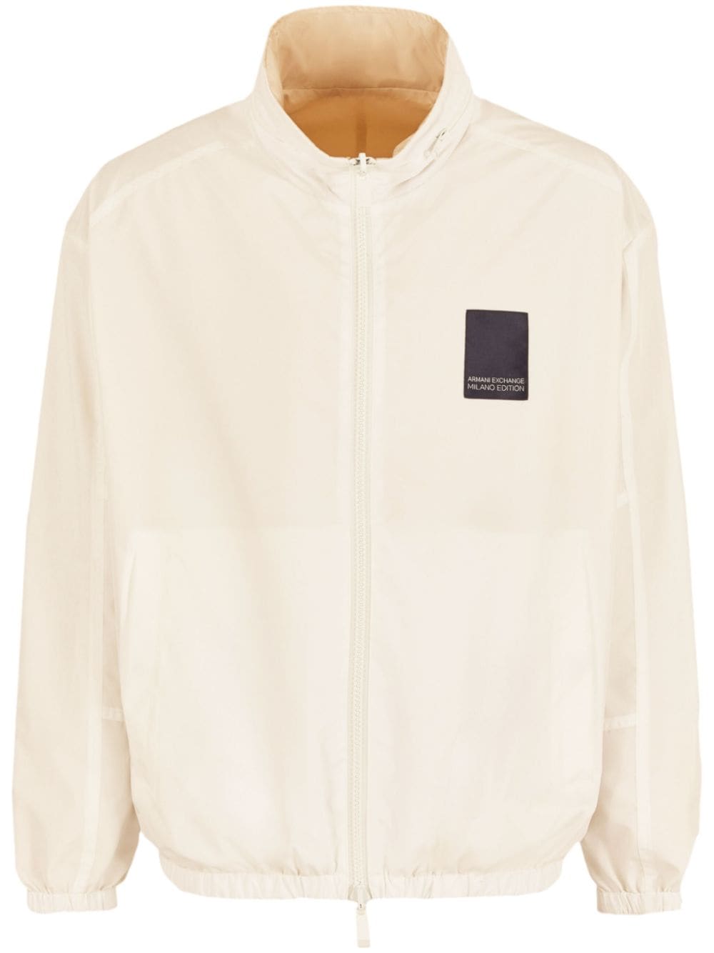Armani Exchange logo-print reversible hooded jacket - Neutrals von Armani Exchange
