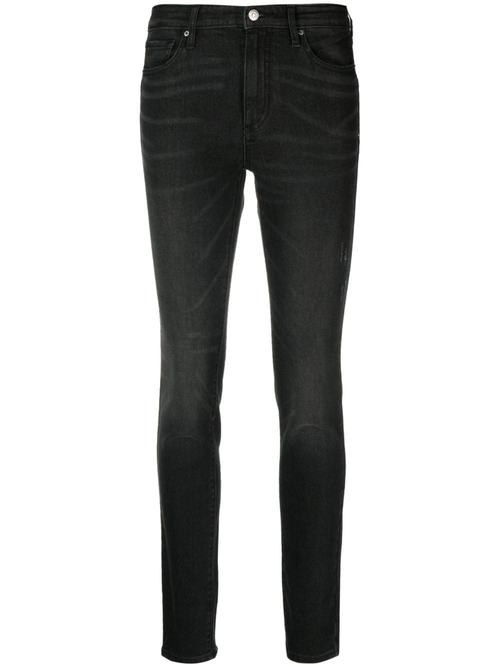 Armani Exchange mid-rise skinny jeans - Black von Armani Exchange