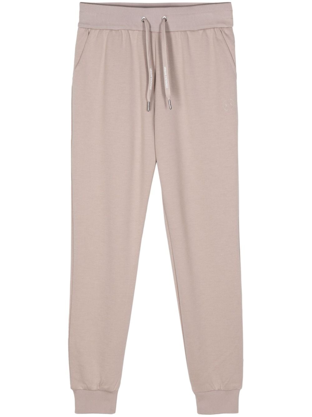 Armani Exchange raised-logo track pants - Neutrals von Armani Exchange