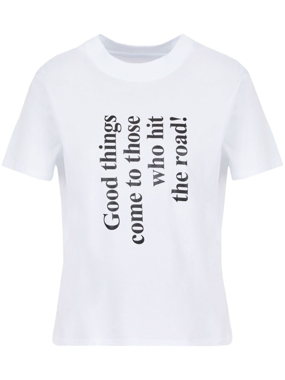 Armani Exchange text-print cotton T-shirt - White von Armani Exchange