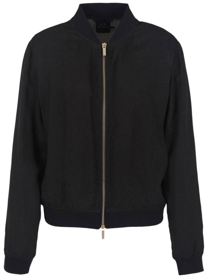 Armani Exchange zip-up bomber jacket - Black von Armani Exchange