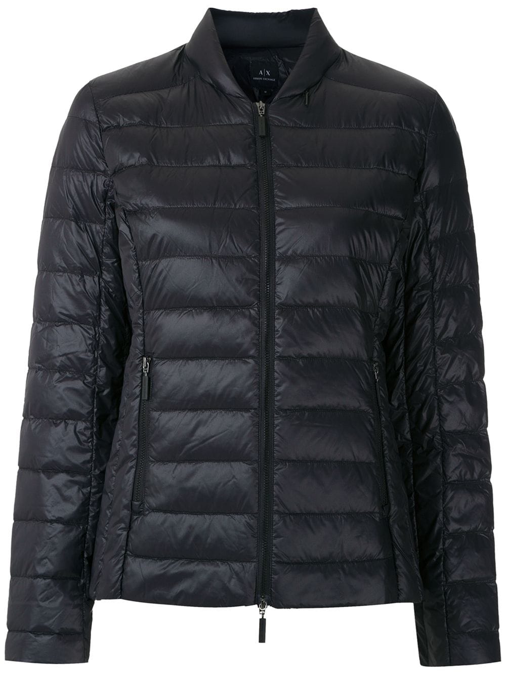 Armani Exchange zipped padded jacket - Black von Armani Exchange