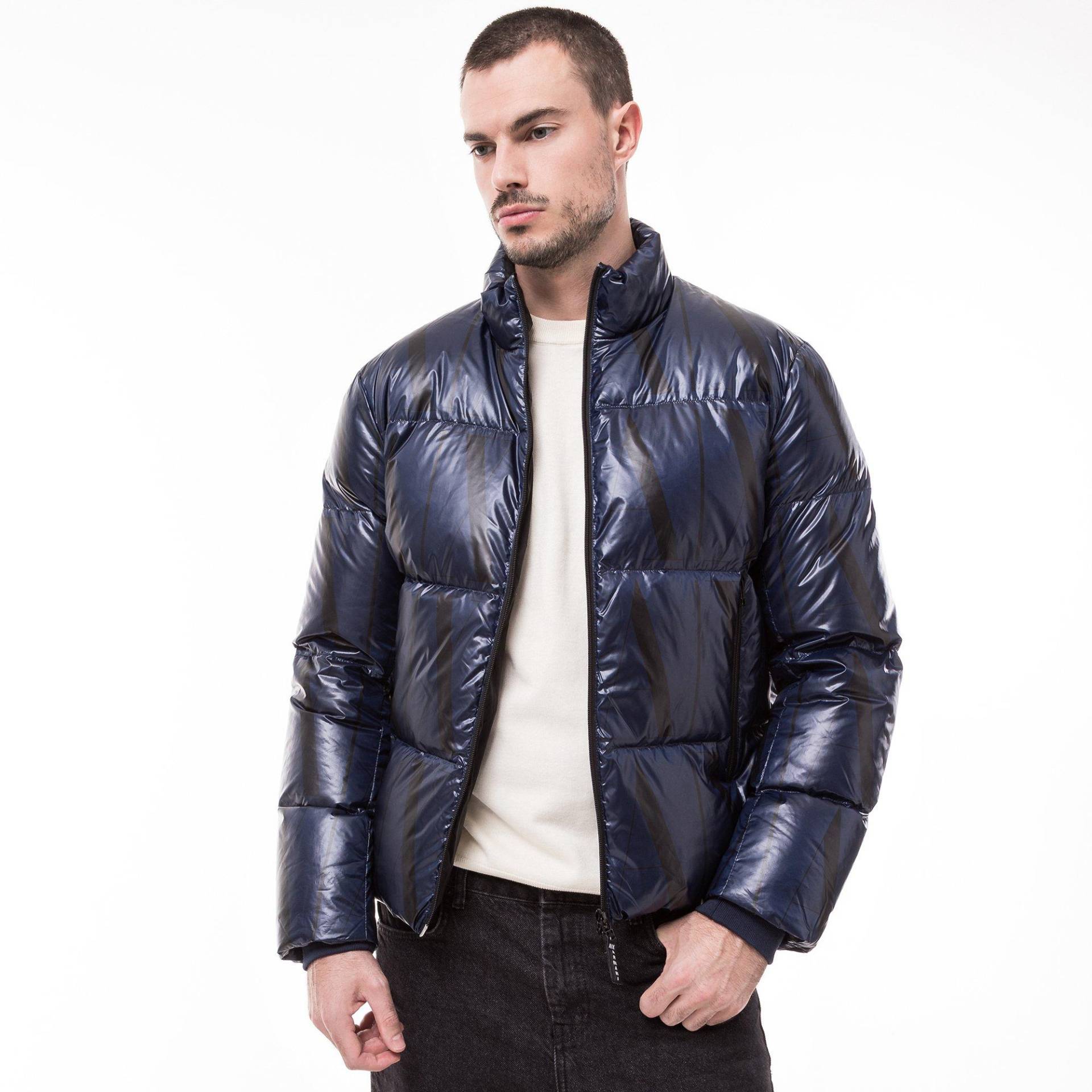 Daunenjacke Ohne Kapuze Herren Marine L von Armani Exchange