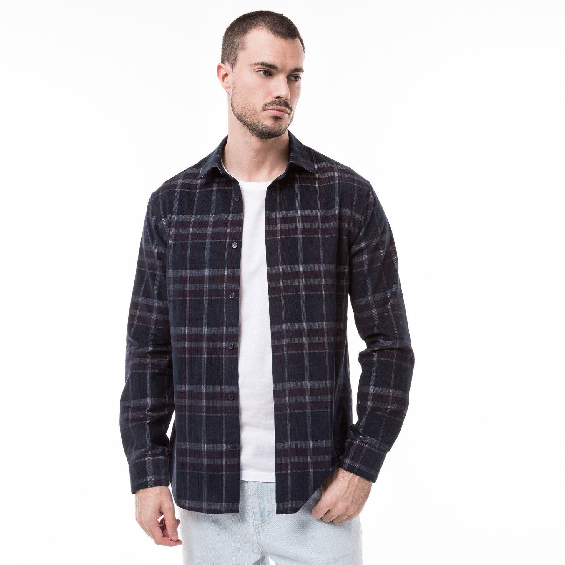 Hemd, Kurzarm Herren Marine S von Armani Exchange