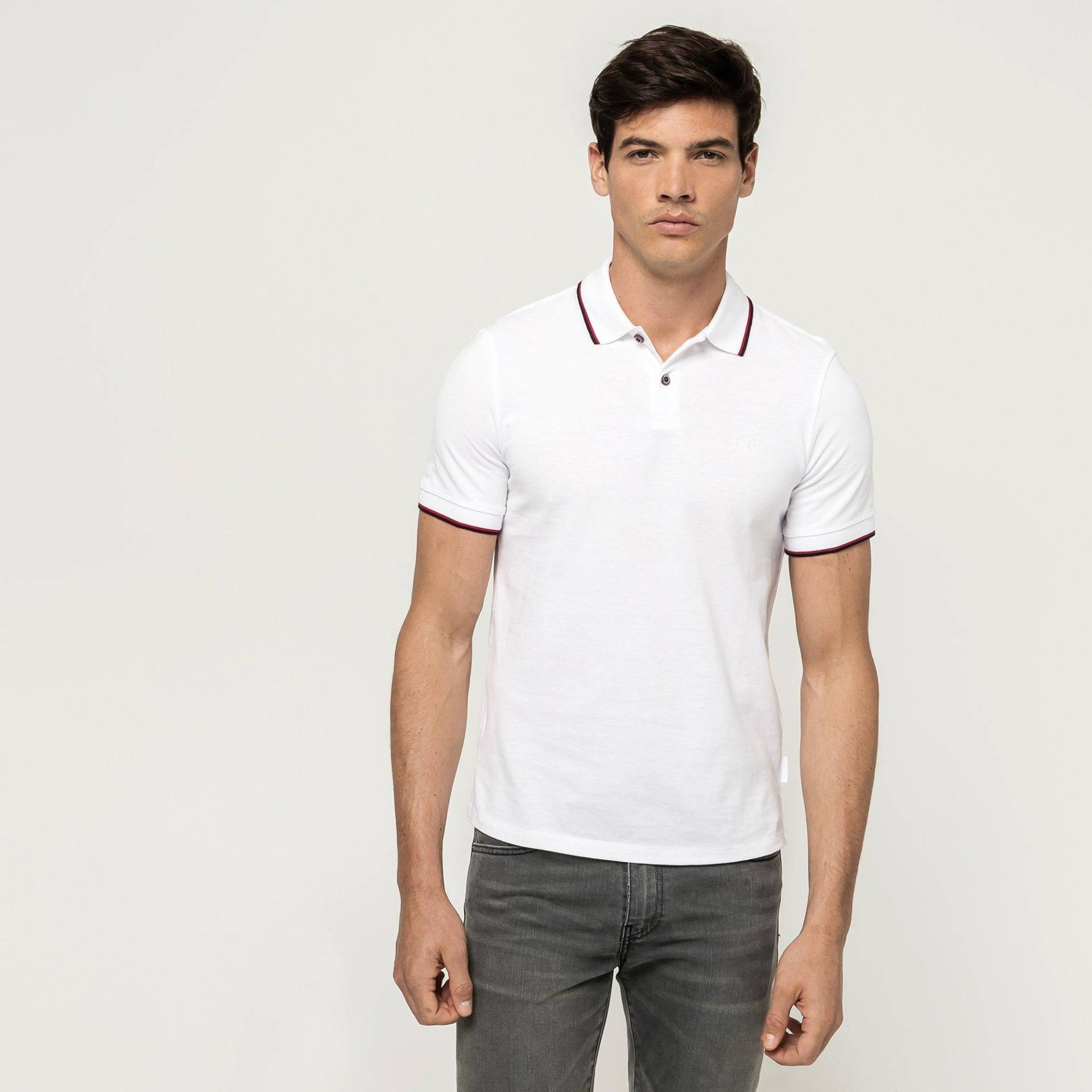 Poloshirt, Modern Fit, Kurzarm Herren Weiss S von Armani Exchange