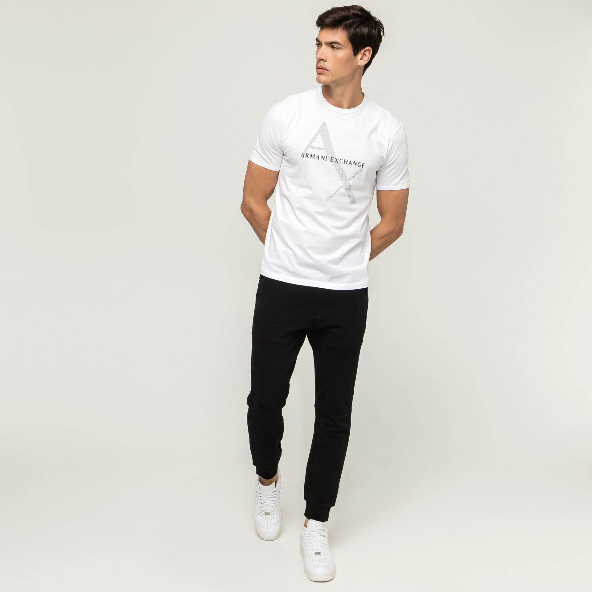 Jogginghose Mit Bündchen Herren Black XL von Armani Exchange