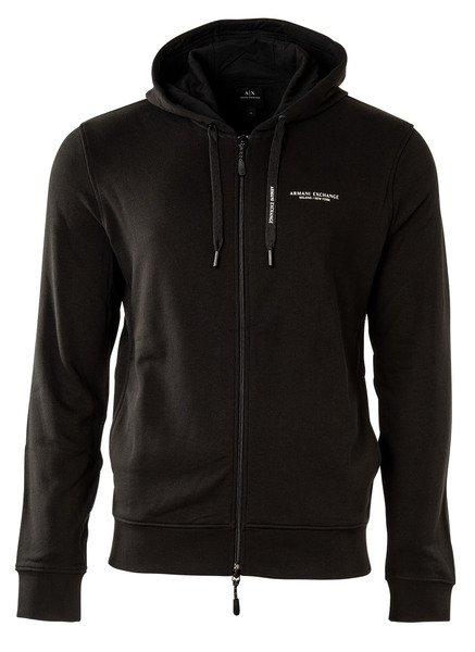 Sweatjacke Bequem Sitzend Damen Schwarz XXL von Armani Exchange