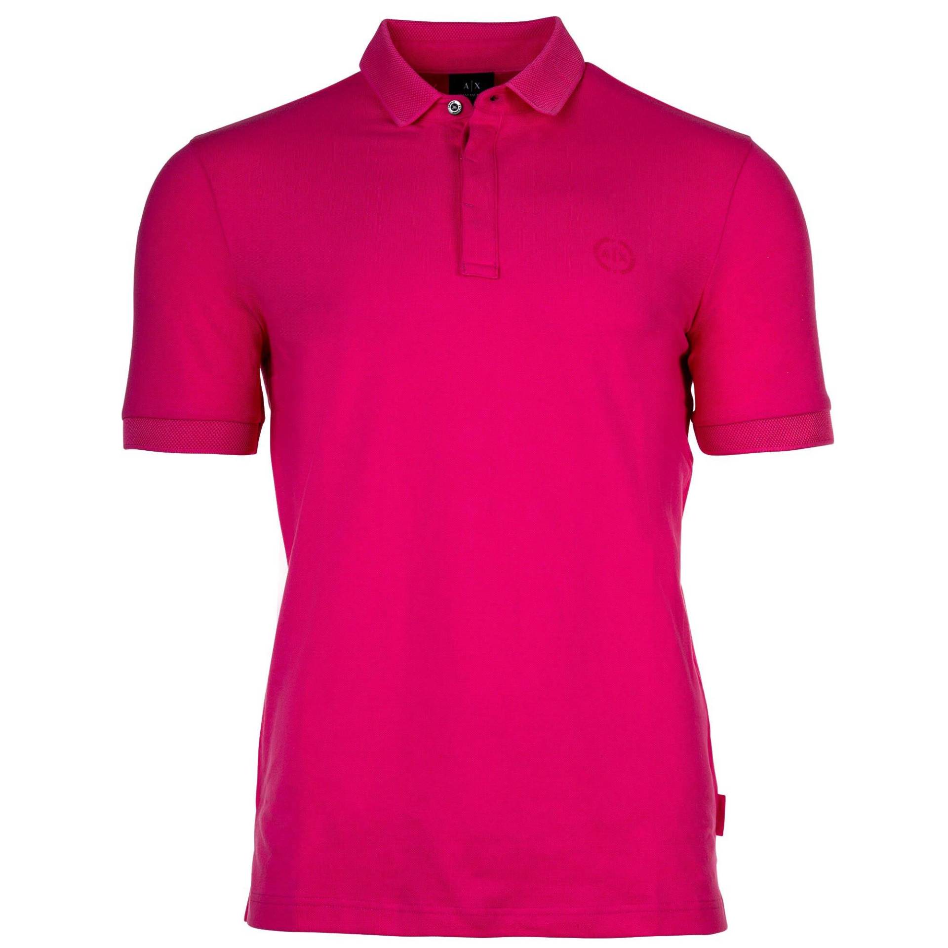 Poloshirt Bequem Sitzend Damen Pink M von Armani Exchange