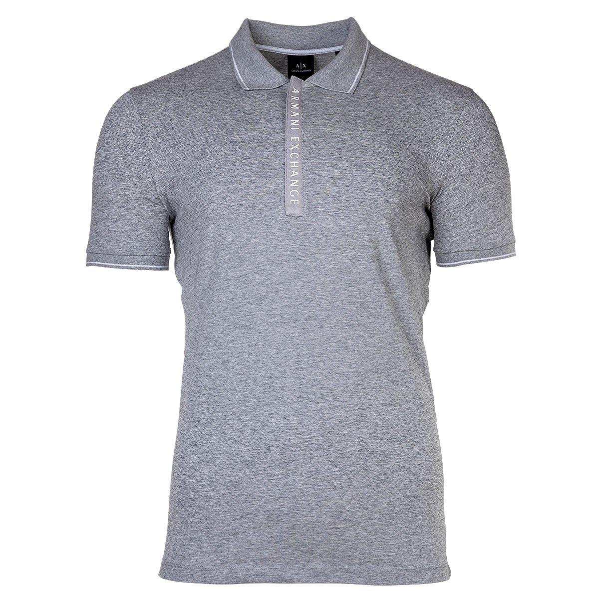 Poloshirt Bequem Sitzend Herren Grau M von Armani Exchange