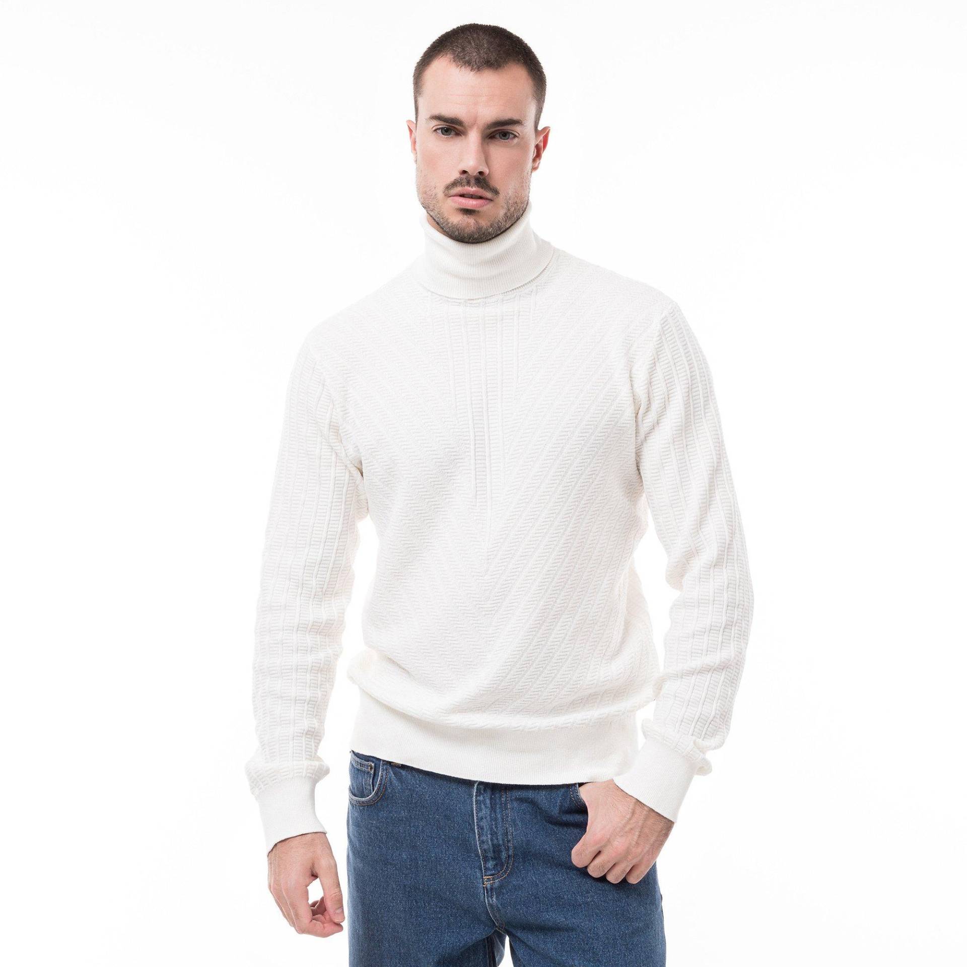 Pullover, Rollkragen Herren Ecru S von Armani Exchange