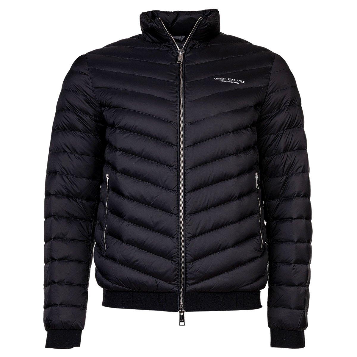 Steppjacke Bequem Sitzend Herren Schwarz M von Armani Exchange