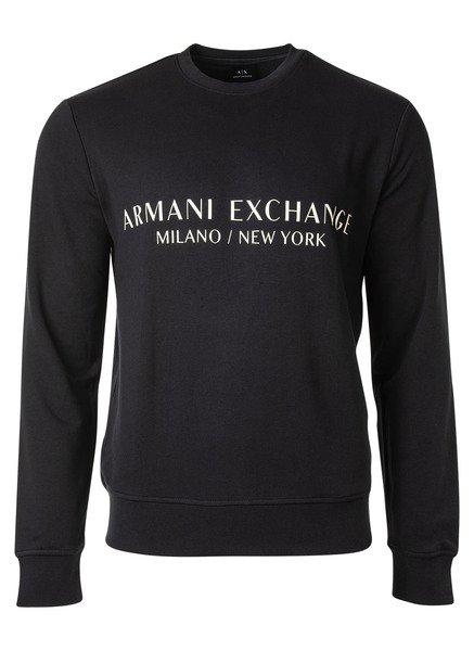 Sweatshirt Bequem Sitzend Herren Blau XXL von Armani Exchange