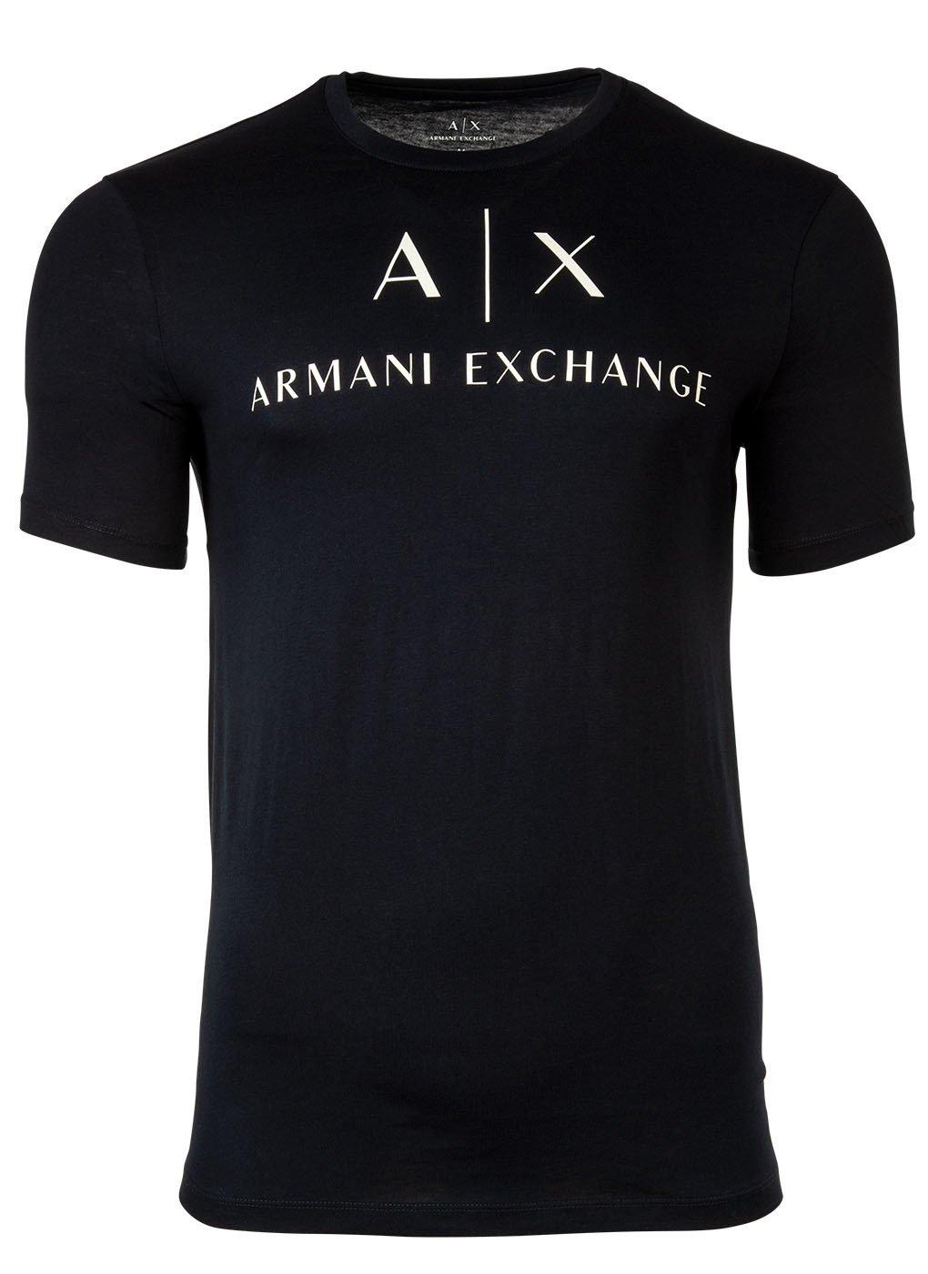 T-shirt Bequem Sitzend Damen Blau L von Armani Exchange