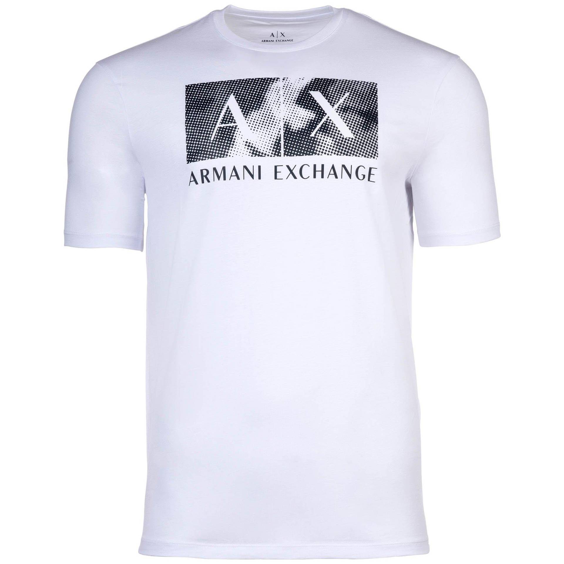 T-shirt Bequem Sitzend Damen Weiss XL von Armani Exchange